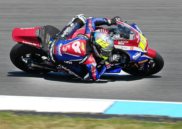 Czech Republic motorcycle Grand Prix, MotoGP World Championship, WM, Weltmeisterschaft qualification Moto2, in Brno, Czech Republic, on June 20, 2026. Filip Salac of Czech Republic, OnlyFans American Racing Team. (CTKxPhoto LubosxPavlicek) CTKPhotoP2026062003655  CTKPhotoP2026062003655