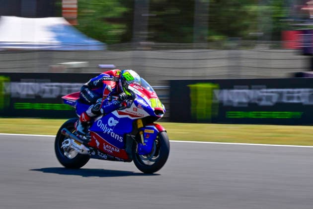 Czech Republic motorcycle Grand Prix, MotoGP World Championship, WM, Weltmeisterschaft qualification Moto2, in Brno, Czech Republic, on June 20, 2026. Filip Salac of Czech Republic, OnlyFans American Racing Team. (CTKxPhoto VaclavxSalek) CTKPhotoP2026062003727  CTKPhotoP2026062003727