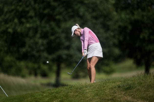 Dutch Ladies Open - Round 1 Tereza Melecka of the Czech Republic plays her second shot on the 9th hole fairway during Round 1 of the 2026 Dutch Ladies Open at Goyer Golf & Country Club in Eemnes, Netherlands, on June 19, 2026. Eemness Netherlands  Copyright: xAndyxAstfalckx originalFilename:astfalck-dutchlad260620_npIVM.jpg