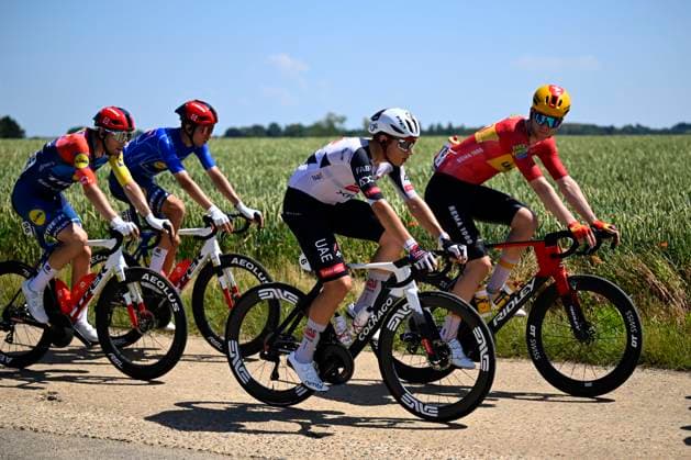Baloise Belgium Tour 2026 Stage 4 AARSCHOT, BELGIUM - JUNE 20 : Giaimi Luca (ITA) of UAE Team Emirates - XRG in action during stage 4 of the 95th edition of Baloise Tour of Belgium an UCI ProSeries 2.Pro cycling road race stage for Men Elite of 183.5 km with start in Begijnendijk and finish in Aarschot on June 20, 2026 in Aarschot, Belgium, 20 06 2026 ( Motordriver Stephan Boone - Aarschot Belgium  Copyright: xTomasxSiskx