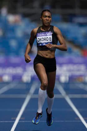 RECORD DATE NOT STATED 20th June 2026; Alexander Stadium, Birmingham, West Midlands, England; 2026 Novuna UK Athletics Championships; Ese Okoro of Birchfield Harriers competes in the womens 400m hurdles GodfreyxPitt