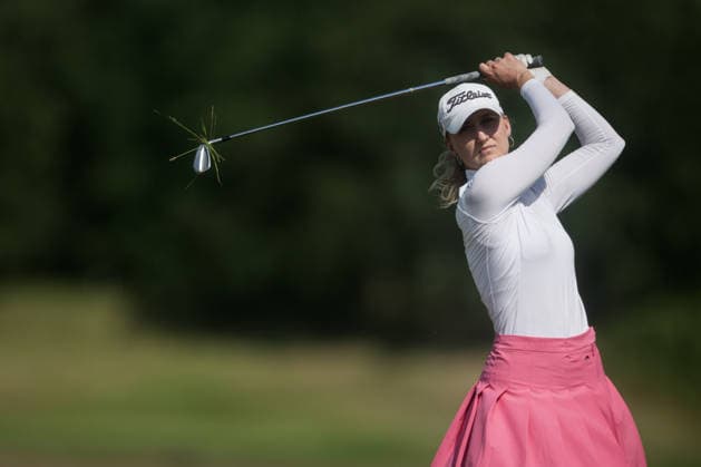 Dutch Ladies Open - Round 1 Patricie Mackova of the Czech Republic plays her second shot on the 9th hole fairway during Round 1 of the 2026 Dutch Ladies Open at Goyer Golf & Country Club in Eemnes, Netherlands, on June 19, 2026. Eemness Netherlands  Copyright: xAndyxAstfalckx originalFilename:astfalck-dutchlad260620_npo1W.jpg