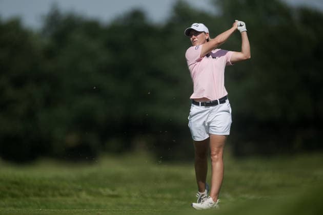 Dutch Ladies Open - Round 1 Dorota Zalewska of Poland plays her second shot on the 9th hole fairway during Round 1 of the 2026 Dutch Ladies Open at Goyer Golf & Country Club in Eemnes, Netherlands, on June 19, 2026. Eemness Netherlands  Copyright: xAndyxAstfalckx originalFilename:astfalck-dutchlad260620_npuml.jpg