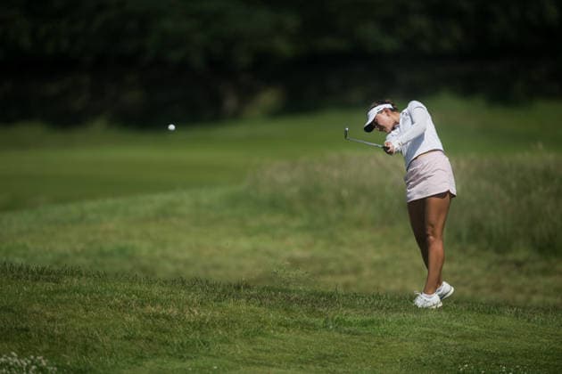 Dutch Ladies Open - Round 1 Annika Borrelli of the United States plays her second shot on the 9th hole fairway during Round 1 of the 2026 Dutch Ladies Open at Goyer Golf & Country Club in Eemnes, Netherlands, on June 19, 2026. Eemness Netherlands  Copyright: xAndyxAstfalckx originalFilename:astfalck-dutchlad260620_np2Rj.jpg