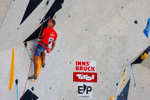CLIMBING - World Climbing Series INNSBRUCK,AUSTRIA,20.JUN.26 - CLIMBING - World Climbing Series, lead. Image shows Mikel Asier Linacisoro Molina (ESP).  GEPAxpictures xMarkoxVulic