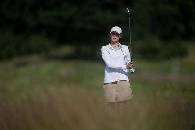 Dutch Ladies Open - Round 1 Agathe Laisne of France plays her second shot on the 9th hole fairway during Round 1 of the 2026 Dutch Ladies Open at Goyer Golf & Country Club in Eemnes, Netherlands, on June 19, 2026. Eemness Netherlands  Copyright: xAndyxAstfalckx originalFilename:astfalck-dutchlad260620_npIiD.jpg