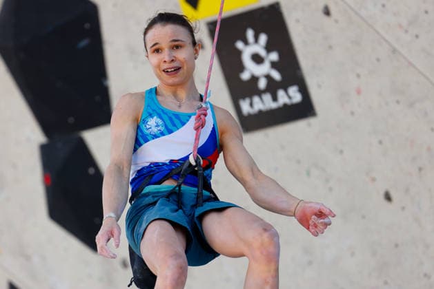 CLIMBING - World Climbing Series INNSBRUCK,AUSTRIA,20.JUN.26 - CLIMBING - World Climbing Series, lead. Image shows Sara Simekova (SVK).  GEPAxpictures xMarkoxVulic
