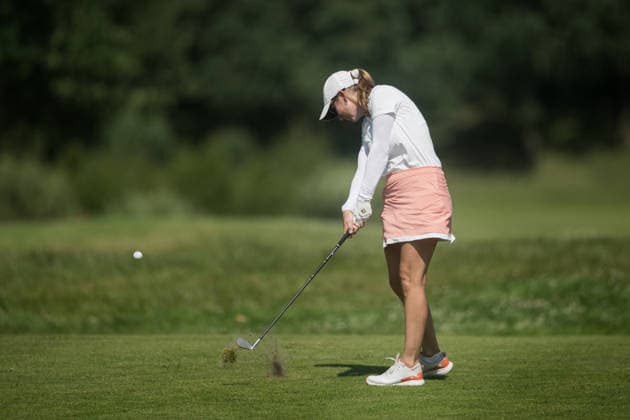 Dutch Ladies Open - Round 1 Magdalena Simmermacher of Argentina plays her second shot on the 9th hole fairway during Round 1 of the 2026 Dutch Ladies Open at Goyer Golf & Country Club in Eemnes, Netherlands, on June 19, 2026. Eemness Netherlands  Copyright: xAndyxAstfalckx originalFilename:astfalck-dutchlad260620_npqaD.jpg