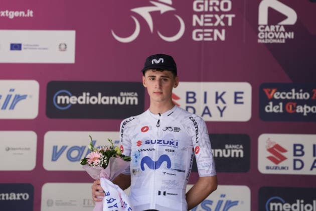 Spain s Javier Cubillas Salvador of Movistar Team Academy during Stage 7 of the Giro Next Gen 2026, from Sulmona to Piana delle Mele (Guardiagrele), Italy, Saturday, June 20, 2026.  Copyright: xMassimoxPaolone LaPressex
