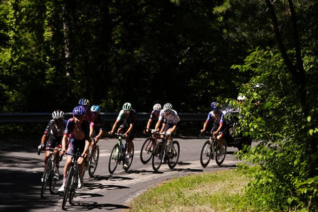 The pack rides cycles during Stage 7 of the Giro Next Gen 2026, from Sulmona to Piana delle Mele (Guardiagrele), Italy, Saturday, June 20, 2026.  Copyright: xFabioxFerrari LaPressex