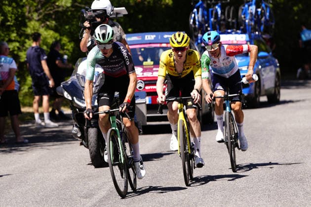 France s Aubin Sparfel of Decathlon CMA CGM Development Team during Stage 7 of the Giro Next Gen 2026, from Sulmona to Piana delle Mele (Guardiagrele), Italy, Saturday, June 20, 2026.  Copyright: xFabioxFerrari LaPressex