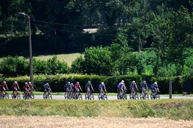 Baloise Belgium Tour 2026 Stage 4 AARSCHOT, BELGIUM - JUNE 20 : Team Alpecin - Premier Tech in action during stage 4 of the 95th edition of Baloise Tour of Belgium an UCI ProSeries 2.Pro cycling road race stage for Men Elite of 183.5 km with start in Begijnendijk and finish in Aarschot on June 20, 2026 in Aarschot, Belgium, 20 06 2026 ( Motordriver Stephan Boone - Aarschot Belgium  Copyright: xTomasxSiskx