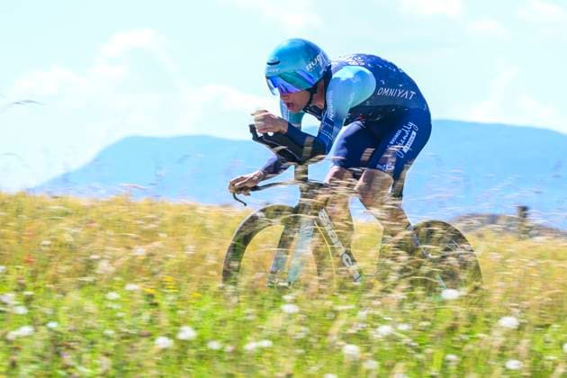 Tour de Suisse 2026 Stage 4 AARBURG, SWITZERLAND - JUNE 20 : Segaert Alec (BEL) of Bahrain Victorius in action during stage 4 of the 89th edition of Tour de Suisse an UCI World Tour 2.UWT Individual Time Trial stage for Men Elite of 23.8 km with start in Aarburg and finish in Aarburg on June 20, 2026 in Aarburg, Switzerland, 20 06 2026 ( Motordriver Guy De Vuyst - Aarburg Switzerland  Copyright: xVincentxKalutx