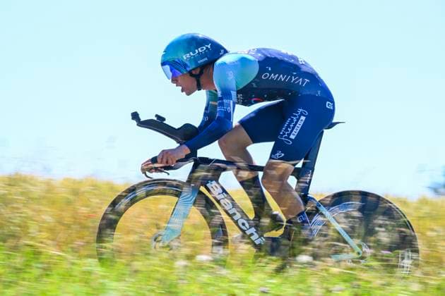 Tour de Suisse 2026 Stage 4 AARBURG, SWITZERLAND - JUNE 20 : Segaert Alec (BEL) of Bahrain Victorius in action during stage 4 of the 89th edition of Tour de Suisse an UCI World Tour 2.UWT Individual Time Trial stage for Men Elite of 23.8 km with start in Aarburg and finish in Aarburg on June 20, 2026 in Aarburg, Switzerland, 20 06 2026 ( Motordriver Guy De Vuyst - Aarburg Switzerland  Copyright: xVincentxKalutx