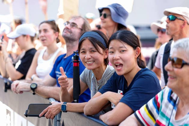 CLIMBING - World Climbing Series INNSBRUCK,AUSTRIA,20.JUN.26 - CLIMBING - World Climbing Series, lead. Image shows fans of the event.  GEPAxpictures xMarkoxVulic