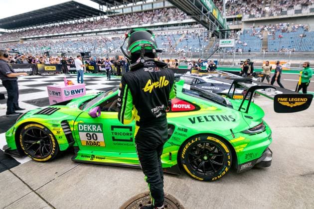 DTM, 5. + 6. Rennen DEKRA Lausitzring 2026 90 Porsche 911 GT3 R (992), Manthey: Ricardo Feller: picture by Gruppe C Photography Schipkau Lausitzring Brandenburg Deutschland Copyright: xGruppexCxPhotographyx