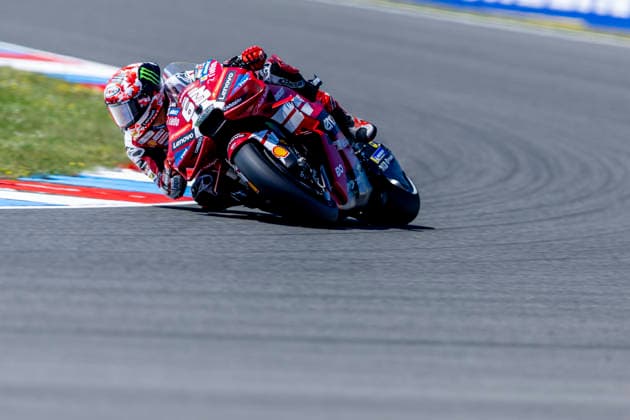 MotoGP of Czechia - Sprint & Qualifying Number 63 Ducati Lenovo Team rider Francesco Bagnaia participates in qualifying at the 2026 MotoGP Grand Prix of Czechia. Brno Brno Czech Republic  Copyright: xStephenxBlackberryx originalFilename:blackberry-2026moto260620_npv7K.jpg