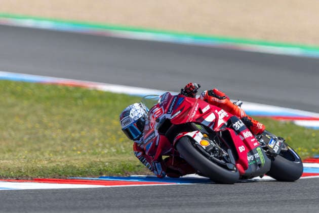 MotoGP of Czechia - Sprint & Qualifying Number 93 Ducati Lenovo Team rider Marc Marquez participates in qualifying at the 2026 MotoGP Grand Prix of Czechia. Brno Brno Czech Republic  Copyright: xStephenxBlackberryx originalFilename:blackberry-2026moto260620_npWPi.jpg