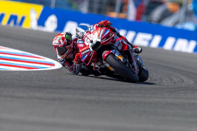 MotoGP of Czechia - Sprint & Qualifying Number 63 Ducati Lenovo Team rider Francesco Bagnaia participates in qualifying at the 2026 MotoGP Grand Prix of Czechia. Brno Brno Czech Republic  Copyright: xStephenxBlackberryx originalFilename:blackberry-2026moto260620_nphA5.jpg