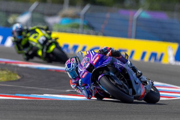 MotoGP of Czechia - Sprint & Qualifying Number 43 Prima Pramac Yamaha MotoGP rider Jack Miller during qualifying at the 2026 MotoGP Grand Prix of Czechia. Brno Brno Czech Republic  Copyright: xStephenxBlackberryx originalFilename:blackberry-2026moto260620_npw4I.jpg