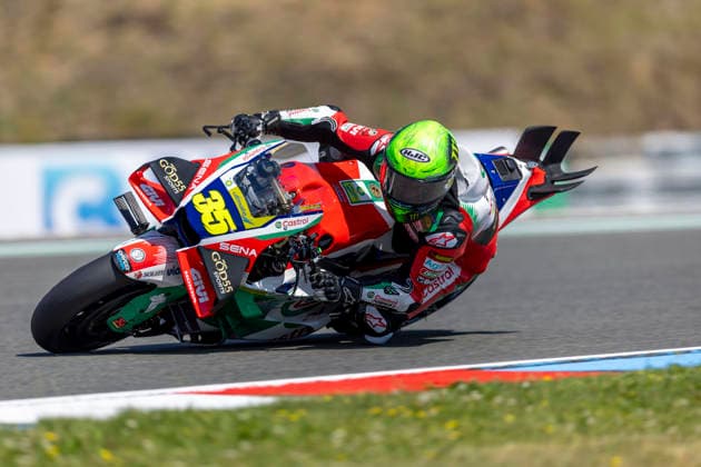 MotoGP of Czechia - Sprint & Qualifying Number 35 Honda HRC Castrol rider Cal Crutchlow during qualifying at the 2026 MotoGP Grand Prix of Czechia. Brno Brno Czech Republic  Copyright: xStephenxBlackberryx originalFilename:blackberry-2026moto260620_npl4N.jpg