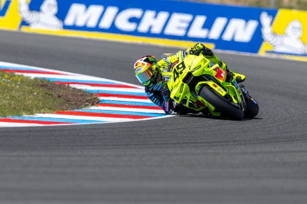 MotoGP of Czechia - Sprint & Qualifying Number 49 Pertamina Enduro VR46 Racing rider Fabio Di Giannantonio during qualifying at the 2026 MotoGP Grand Prix of Czechia. Brno Brno Czech Republic  Copyright: xStephenxBlackberryx originalFilename:blackberry-2026moto260620_npZcH.jpg