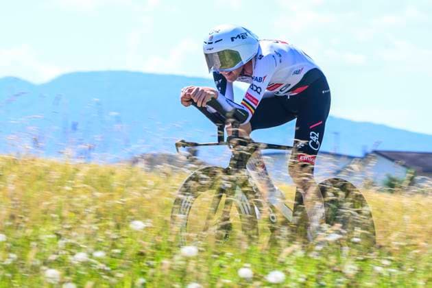 Tour de Suisse 2026 Stage 4 AARBURG, SWITZERLAND - JUNE 20 : Wellens Tim (BEL) of UAE Team Emirates XRG in action during stage 4 of the 89th edition of Tour de Suisse an UCI World Tour 2.UWT Individual Time Trial stage for Men Elite of 23.8 km with start in Aarburg and finish in Aarburg on June 20, 2026 in Aarburg, Switzerland, 20 06 2026 ( Motordriver Guy De Vuyst - Aarburg Switzerland  Copyright: xVincentxKalutx