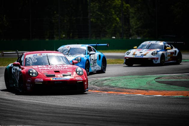 IPA85882540 - Andrea Bristot (ITA) leading the race - Porsche Carrera Cup Italia Rounds 5-6. At the Autodromo di Monza in Monza, MB. On June 20, 2026.  Copyright: xRiccardoxSpadettoxDexPaulis IPAxSportx xx 85882540