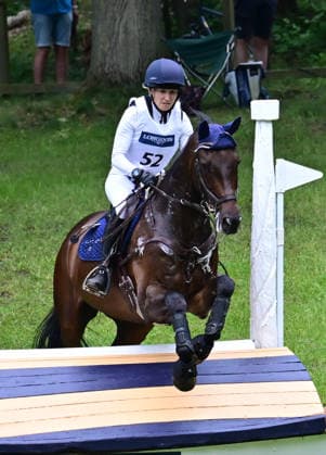 GER; Luhmuehlen 2026 Vielseitigkeit, CCI4*-S Meßmer Trophy: Gelaende 20.06.2026, GER; Luhmuehlen 2026, Vielseitigkeit, CCI4*-S Meßmer Trophy: Gelaende im Bild Anna Haag (GER) auf Little Caterpillar am Longines Teich *** GER Luhmuehlen 2026 Eventing, CCI4 S Meßmer Trophy Cross-Country June 20, 2026, GER Luhmuehlen 2026, Eventing, CCI4 S Meßmer Trophy Cross-Country—Pictured nordphotoxGmbH xWitke nph00002