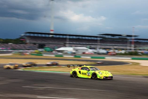 91 Thomas Preining (A Manthey), Porsche 911 GT3 R Evo, action Photo: Hoch Zwei Klettwitz Germany *** 91 Thomas Preining A Manthey, Porsche 911 GT3 R Evo, action photo taken at Hoch Zwei Klettwitz, Germany,detected_source_language