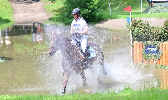 GER; Luhmuehlen 2026 Vielseitigkeit, CCI4*-S Meßmer Trophy: Gelaende 20.06.2026, GER; Luhmuehlen 2026, Vielseitigkeit, CCI4*-S Meßmer Trophy: Gelaende im Bild Nadine Marzahl (GER) auf Victoria 10B am Longines Teich *** GER Luhmuehlen 2026 Eventing, CCI4 S Meßmer Trophy Cross-Country June 20, 2026, GER Luhmuehlen 2026, Eventing, CCI4 S Meßmer Trophy Cross-Country nordphotoxGmbH xWitke nph00002