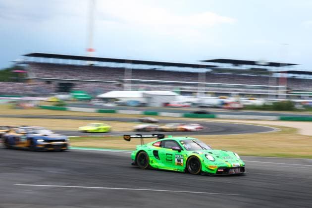 90 Ricardo Feller (CH Manthey), Porsche 911 GT3 R Evo, action Photo: Hoch Zwei Klettwitz Germany *** 90 Ricardo Feller (CH Manthey), Porsche 911 GT3 R Evo, action photo taken at Hoch Zwei, Klettwitz, Germany,detected_source_language
