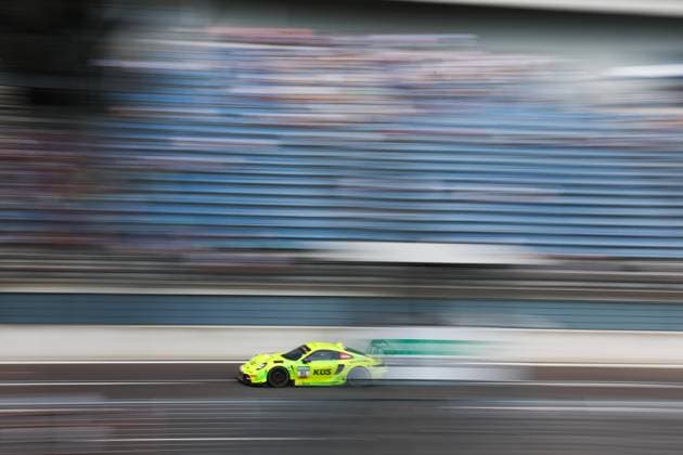 91 Thomas Preining (A Manthey), Porsche 911 GT3 R Evo, action Photo: Hoch Zwei Klettwitz Germany *** 91 Thomas Preining A Manthey, Porsche 911 GT3 R Evo, action photo taken at Hoch Zwei Klettwitz, Germany,detected_source_language