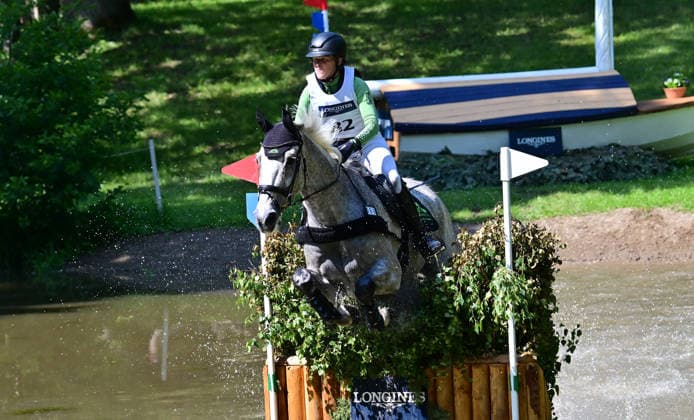 GER; Luhmuehlen 2026 Vielseitigkeit, CCI4*-S Meßmer Trophy: Gelaende 20.06.2026, GER; Luhmuehlen 2026, Vielseitigkeit, CCI4*-S Meßmer Trophy: Gelaende im Bild Malin Hansen-Hotop (GER) auf Carlitos Quidditch K am Longines Teich *** GER Luhmuehlen 2026 Eventing, CCI4 S Meßmer Trophy Cross-Country June 20, 2026, GER Luhmuehlen 2026, Eventing, CCI4 S Meßmer Trophy Cross-Country nordphotoxGmbH xWitke nph00002