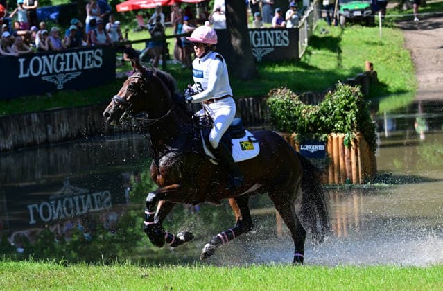 GER; Luhmuehlen 2026 Vielseitigkeit, CCI4*-S Meßmer Trophy: Gelaende 20.06.2026, GER; Luhmuehlen 2026, Vielseitigkeit, CCI4*-S Meßmer Trophy: Gelaende im Bild Isabell English (AUS) auf Cll Dara Bombay S am Longines Teich *** GER Luhmuehlen 2026 Eventing, CCI4 S Meßmer Trophy Cross-Country June 20, 2026, GER Luhmühlen 2026, Eventing, CCI4 S Meßmer Trophy Cross-Country nordphotoxGmbH xWitke nph00002