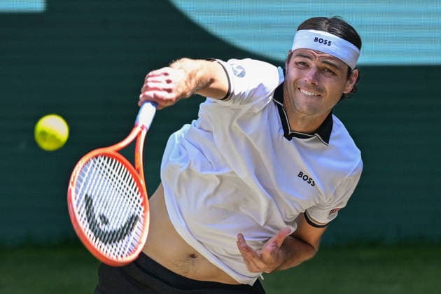 Taylor Fritz USA 20.06.2026 ¢ Tennis ¢ TERRA WORTMANN OPEN ¢ ATP, Tennis Herren 500, heristo-arena-Halle (Westfalen), TERRA WORTMANN OPEN, NRW Germany *** Taylor Fritz USA June 20, 2026 ¢ Tennis ¢ TERRA WORTMANN OPEN ¢ ATP 500, heristo arena Halle Westfalen, TERRA WORTMANN OPEN, North Rhine-Westphalia, Germany,detected_source_language Copyright: xpepphotox xPeterxEppingerx pep00321, pep_20260620_hm_377055