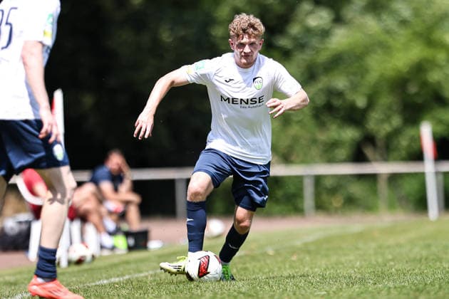 2026.06.20, xkwix, Fußball, Testspiel, SC Spelle-Venhaus - FC Gütersloh, Arena am Stuckenberg, Saison 2026 2027: Jan-Lukas Liehr (FC Gütersloh 7) DFB regulations prohibit any use of photographs as image sequences and or quasi-video. Photo: xKamilxWilkowskixPressefotoKochx Niedersachsen Deutschland *** June 20, 2026, xkwix, soccer, friendly match, SC Spelle Venhaus vs. FC Gütersloh, Arena am Stuckenberg, 2026–2027 season, Jan Lukas Liehr, FC Gütersloh 7. DFB regulations prohibit any use of photographs as image sequences and or quasi-video. Photo