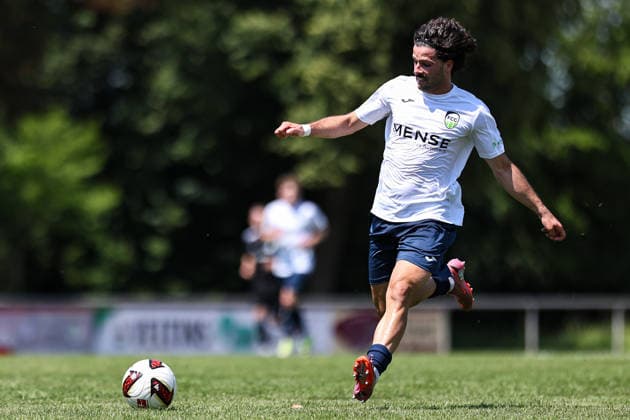 2026.06.20, xkwix, Fußball, Testspiel, SC Spelle-Venhaus - FC Gütersloh, Arena am Stuckenberg, Saison 2026 2027: Paolo Maiella (FC Gütersloh 9) DFB regulations prohibit any use of photographs as image sequences and or quasi-video. Photo: xKamilxWilkowskixPressefotoKochx Niedersachsen Deutschland *** June 20, 2026, xkwix, soccer, friendly match, SC Spelle Venhaus vs. FC Gütersloh, Arena am Stuckenberg, 2026–2027 season, Paolo Maiella, FC Gütersloh 9. DFB regulations prohibit any use of photographs as image sequences and or quasi-video. Photo