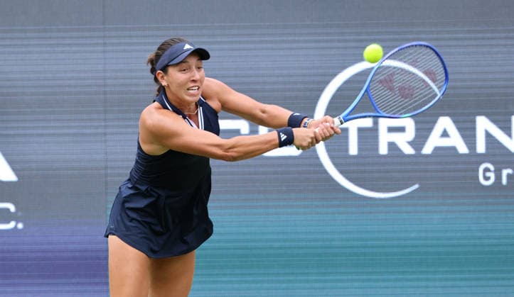 Jessica Pegula (USA) Aktion Oberkörper VANDA Pharmaceuticals Berlin Tennis Open Damen 20.06.2026 *** Jessica Pegula USA Action Upper Body Sports VANDA Pharmaceuticals Berlin Tennis Open Womens June 20, 2026,detected_source_language