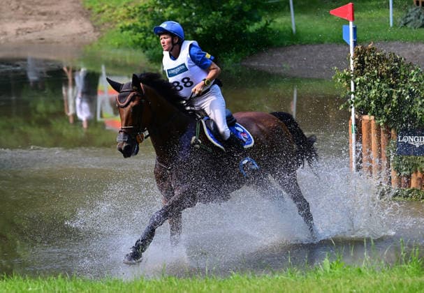 GER; Luhmuehlen 2026 Vielseitigkeit, CCI4*-S Meßmer Trophy: Gelaende 20.06.2026, GER; Luhmuehlen 2026, Vielseitigkeit, CCI4*-S Meßmer Trophy: Gelaende im Bild Karin Donckers (BEL) auf Olympic de Muza am Longines Teich *** GER Luhmuehlen 2026 Eventing, CCI4 S Meßmer Trophy Cross-Country June 20, 2026, GER Luhmühlen 2026, Eventing, CCI4 S Meßmer Trophy Cross-Country—Pictured nordphotoxGmbH xWitke nph00002
