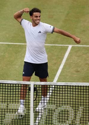Francisco Cerundolo of Argentina celebrates on match point HSBC Queen s Club Championships, Day Fifteen, Tennis, Queen s Club, West Kensington, London, UK - 20 Jun 2026London Queen s Club United Kingdom  Copyright: xEllaxLing Shutterstockx 16929307at
