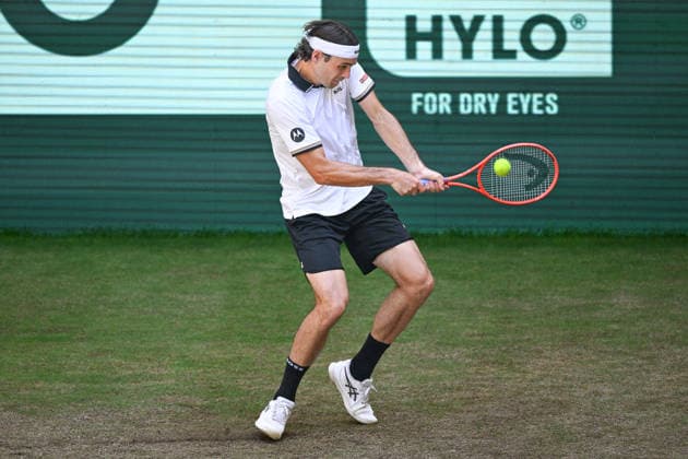 Taylor Fritz USA 20.06.2026 ¢ Tennis ¢ TERRA WORTMANN OPEN ¢ ATP, Tennis Herren 500, heristo-arena-Halle (Westfalen), TERRA WORTMANN OPEN, NRW Germany *** Taylor Fritz USA June 20, 2026 ¢ Tennis ¢ TERRA WORTMANN OPEN ¢ ATP 500, heristo arena Halle Westfalen, TERRA WORTMANN OPEN, North Rhine-Westphalia, Germany,detected_source_language Copyright: xpepphotox xPeterxEppingerx pep00321, pep_20260620_hm_377107