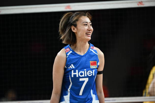 China v Brazil - 2026 FIVB Volleyball Nations League ANKARA, TURKIYE - JUNE 20: Yuanyuan Wang (7) of China celebrates after score during the 2026 FIVB Volleyball Nations League (VNL) Week 2 match between China and Brazil at Ankara Sports Hall in Ankara, Turkiye on June 20, 2026. Akin Celiktas Anadolu Ankara Turkey. Editorial use only. Please get in touch for any other usage.  Copyright: x2026xAnadoluxAkinxCeliktasx