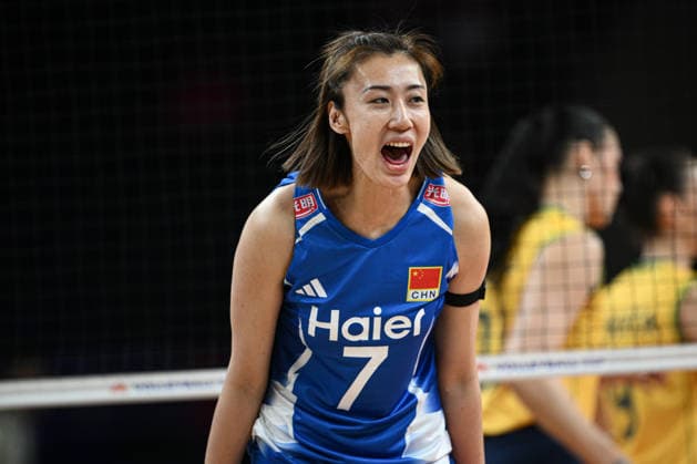 China v Brazil - 2026 FIVB Volleyball Nations League ANKARA, TURKIYE - JUNE 20: Yuanyuan Wang (7) of China celebrates after score during the 2026 FIVB Volleyball Nations League (VNL) Week 2 match between China and Brazil at Ankara Sports Hall in Ankara, Turkiye on June 20, 2026. Akin Celiktas Anadolu Ankara Turkey. Editorial use only. Please get in touch for any other usage.  Copyright: x2026xAnadoluxAkinxCeliktasx