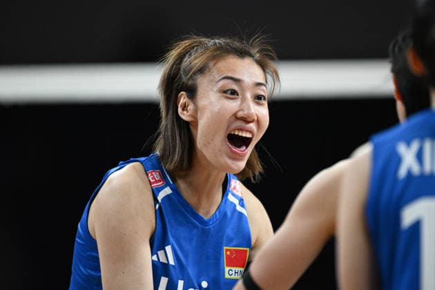 China v Brazil - 2026 FIVB Volleyball Nations League ANKARA, TURKIYE - JUNE 20: Yuanyuan Wang (7) of China celebrates after score during the 2026 FIVB Volleyball Nations League (VNL) Week 2 match between China and Brazil at Ankara Sports Hall in Ankara, Turkiye on June 20, 2026. Akin Celiktas Anadolu Ankara Turkey. Editorial use only. Please get in touch for any other usage.  Copyright: x2026xAnadoluxAkinxCeliktasx