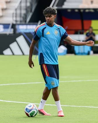 FIFA World Cup, WM, Weltmeisterschaft, Fussball 2026 - Spain training session Spain national soccer player Lamine Yamal attends a training session with the team in Kennesaw, Georgia, USA, 20 June 2026. Spain will face Saudi Arabia on 21 June in a FIFA World Cup 2026 group H match. KENNESAW United States  Copyright: xRONALDxWITTEKx