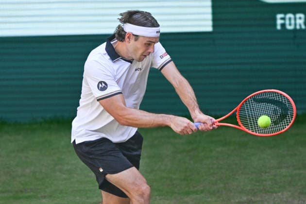 Taylor Fritz USA 20.06.2026 ¢ Tennis ¢ TERRA WORTMANN OPEN ¢ ATP, Tennis Herren 500, heristo-arena-Halle (Westfalen), TERRA WORTMANN OPEN, NRW Germany *** Taylor Fritz USA June 20, 2026 ¢ Tennis ¢ TERRA WORTMANN OPEN ¢ ATP 500, heristo arena Halle Westfalen, TERRA WORTMANN OPEN, North Rhine-Westphalia, Germany,detected_source_language Copyright: xpepphotox xPeterxEppingerx pep00321, pep_20260620_hm_377178