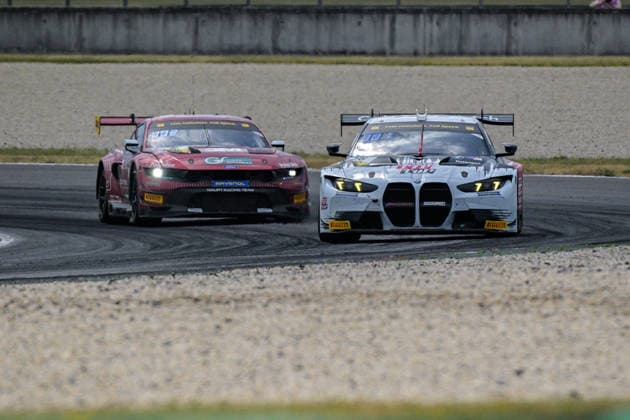 ADAC GT Masters, Dekra Lausitzring 2026 20.06.2026 ab 9.00 Uhr Schipkau OT Klettwitz, Dekra Lausitzring Im Foto: 56 Sandro Holzem (GER),Juliano Holzem (GER) Schubert Motorsport, 02 Niklas Kalus (GER) Kiano Blum (AUT) Haupt Racing Team ADAC GT Masters, Dekra Lausitzring 2026 Schipkau OT Klettwitz Brandenburg Deutschland *** ADAC GT Masters, Dekra Lausitzring 2026, June 20, 2026, starting at 9 Copyright: xEHLxMedia MichelxKöhlerx 20262006-GT Masters-1 Rennen-Dekra-Lausitzring_014
