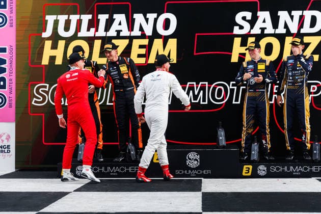ADAC GT Masters, 5. + 6. Rennen DEKRA Lausitzring 2026 56 BMW M4 GT3 Evo, Schubert Motorsport: Juliano Holzem, Sandro Holzem - picture by Gruppe C Photography Schipkau Lausitzring Brandenburg Deutschland Copyright: xGruppexCxPhotographyx