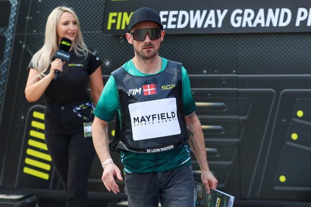 Wroclaw 20.06.2026. Zuzel FIM indywidualne mistrzostwa swiata na zuzlu sezon 2026 --- FIM Speedway Grand Prix season 2026 nz Leon Madsen Fot. Kacper Staniec NEWSPIX.PL --- newspix.pl FIM SPEEDWAY World Championship, WM, Weltmeisterschaft GRAND PRIX 2026 POLAND OUT! 